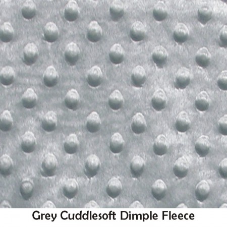 Harness Pad Set - Grey Cuddlesoft Dimple Fleece